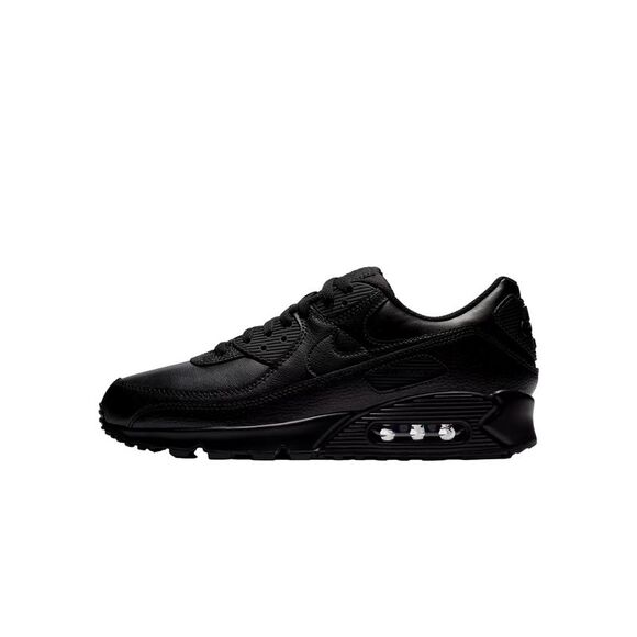 Nike Air Max 90 Leather Black / Black - Black CZ5594-001 Men's